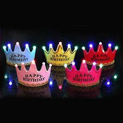 Happy Birthday Lighted Crown - Party in the City MNL